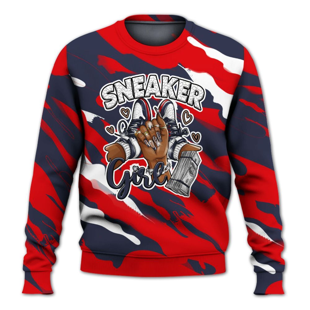 Sweatshirt To Match Low OG Howard Bison 1s - Sneakerz Girlz Colored All Over Print