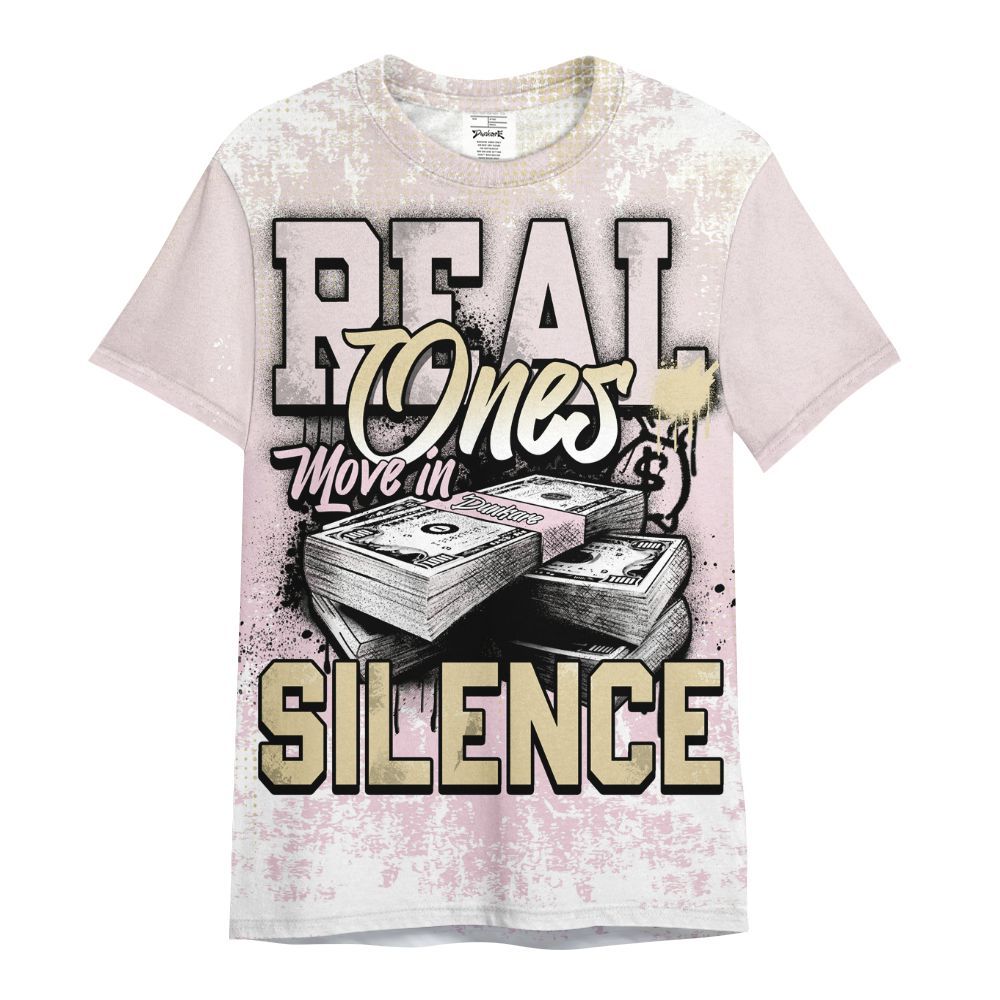 Shirt To Match Denim Iced Carmine 4s - Move In Silence Money Street Retro All Over Print