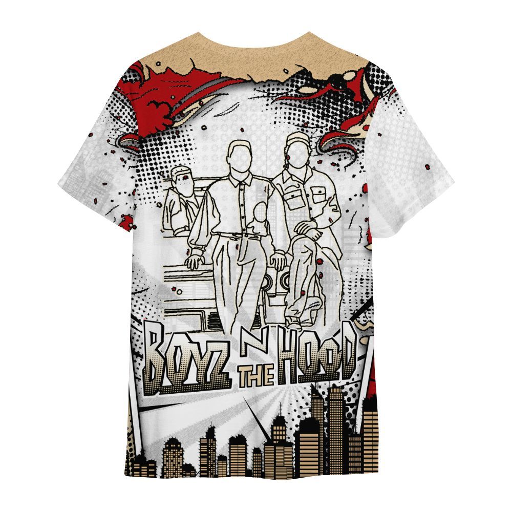 Shirt To Match Dunk Low Strawberry Waffle - Movie BoyzZ The Hood All Over Print