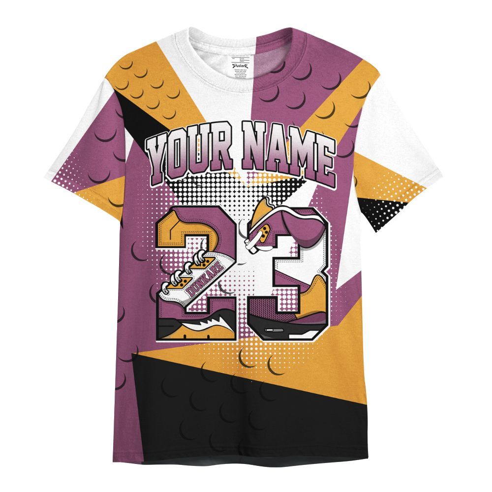 Shirt To Match High OG Brotherhood 1s - Poly Custom Name Number 23 5s All Over Print