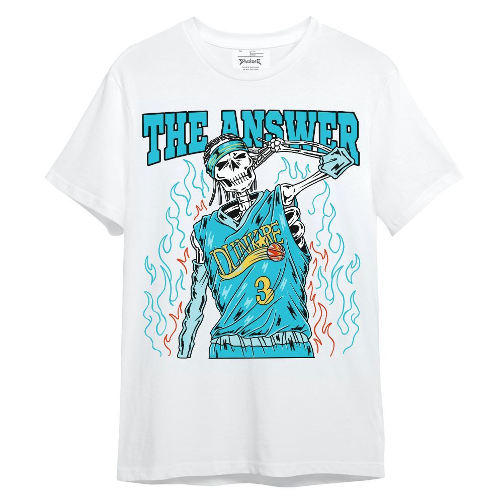Shirt To Match Dunk Low KD 17 N7 - Allen Answer Skeleton Unisex Shirt