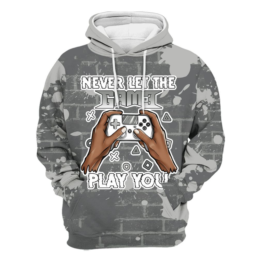 Hoodie To Match Retro Wet Cement 4s - PlayGame Human Brick All Over Print