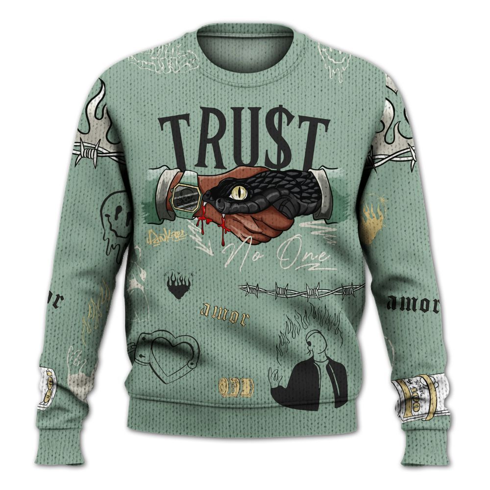 Knitted Sweater To Match Joins Year Of The Snake 5s - Snake Trust No One