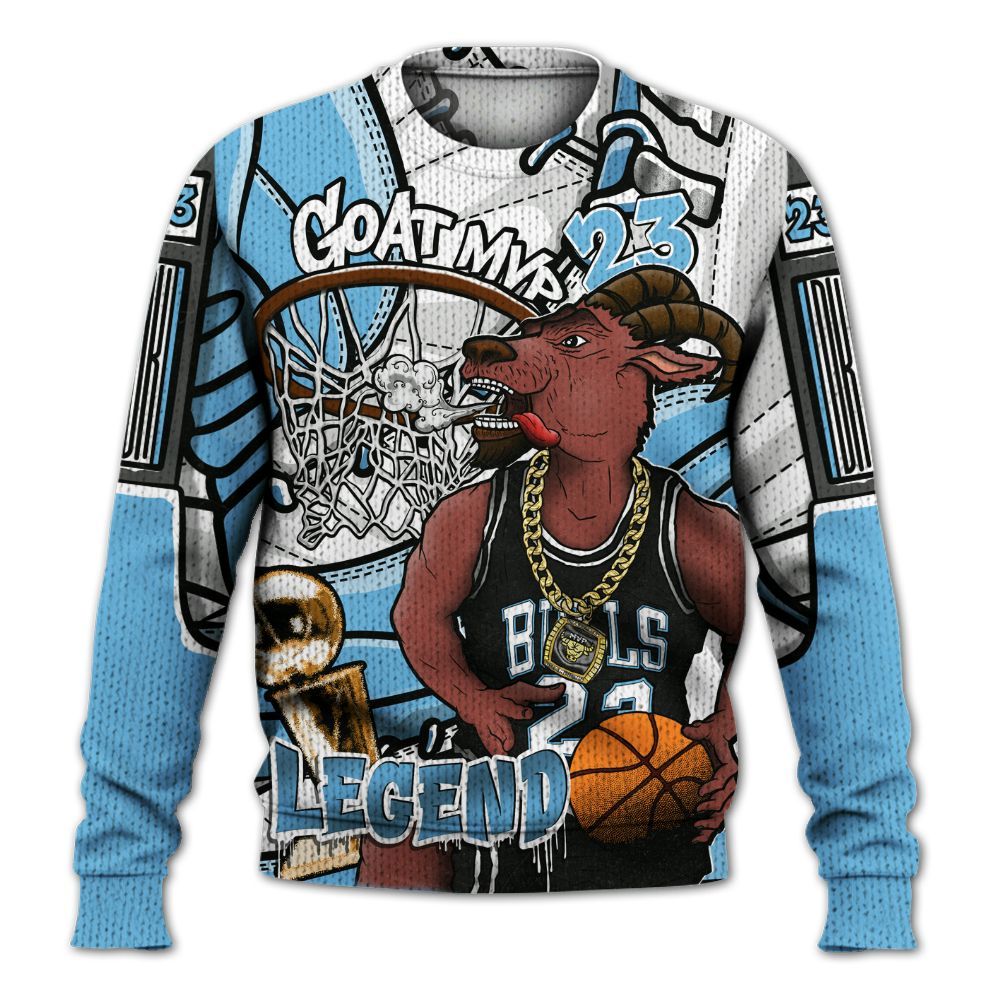 Sweater To Match Melo 12s - 23 Goat JD Graphic