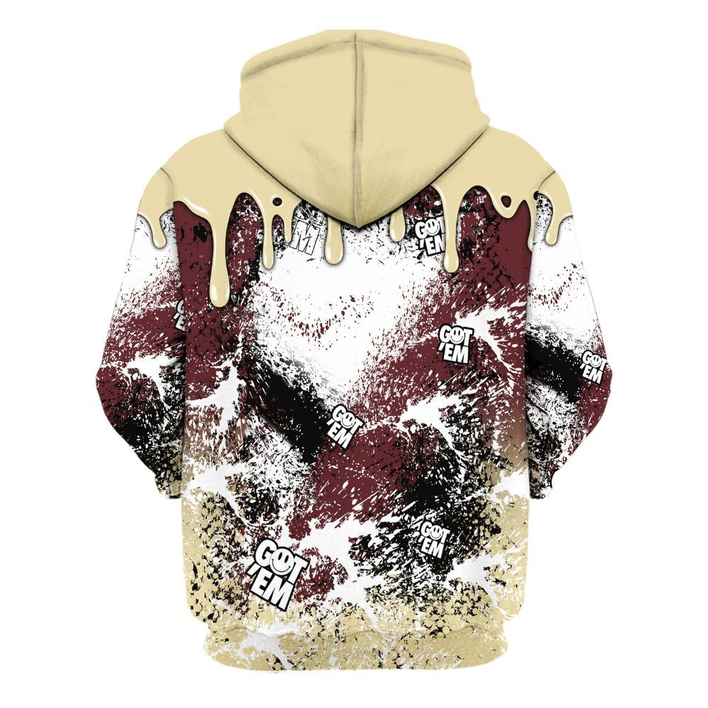 Hoodie To Match Women Phantom 12s - Dripping 23 Drip All Over Print