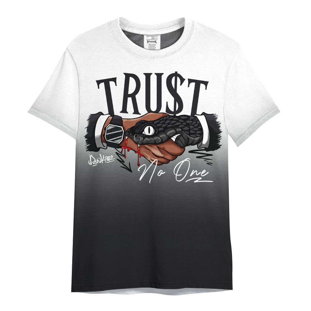 Shirt To Match White Thunder 4s - Snake Trust No One Drip All Over Print
