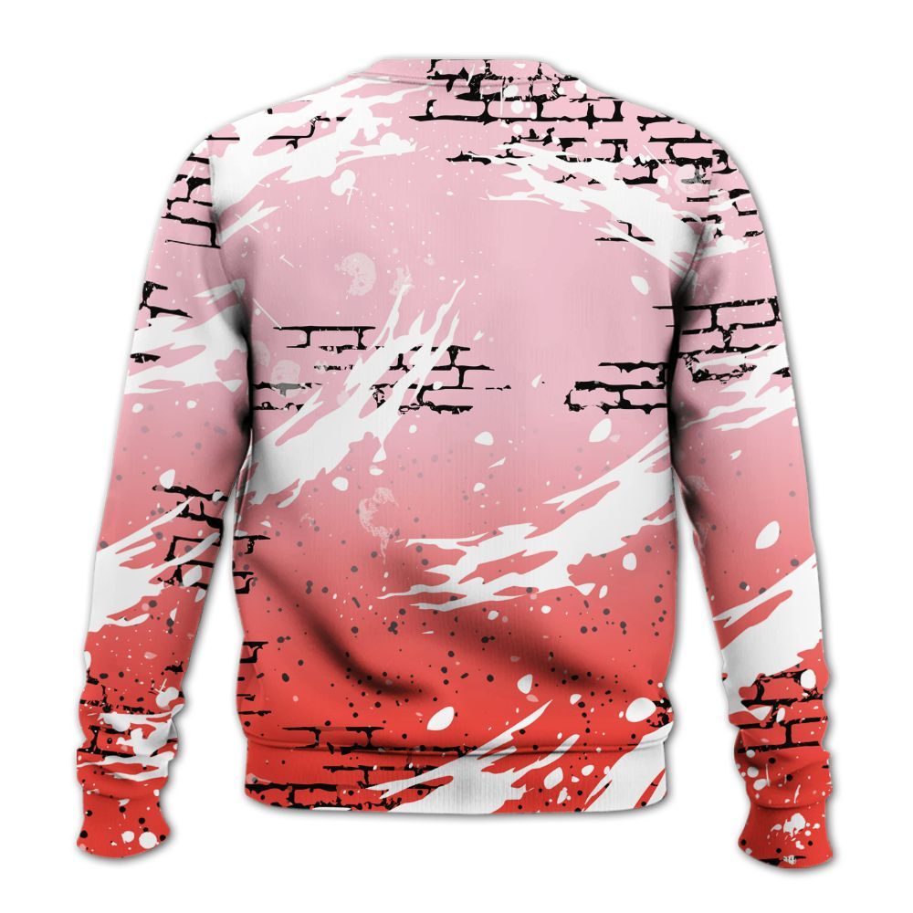Sweatshirt To Match Retro Awake Arctic Pink - Values Of Loyalty Drip All Over Print