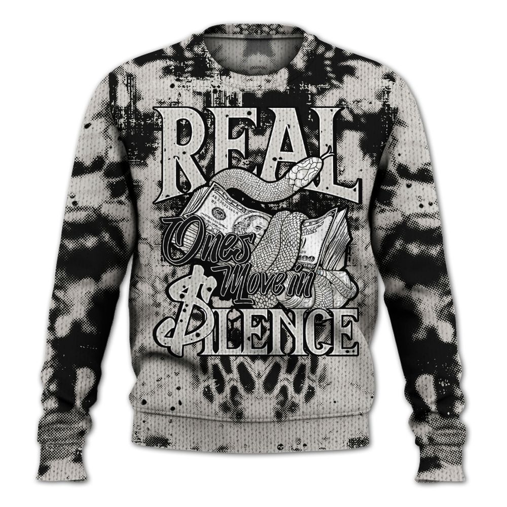 Sweater To Match The Classic 40s - Snake Move In Silence Graphic