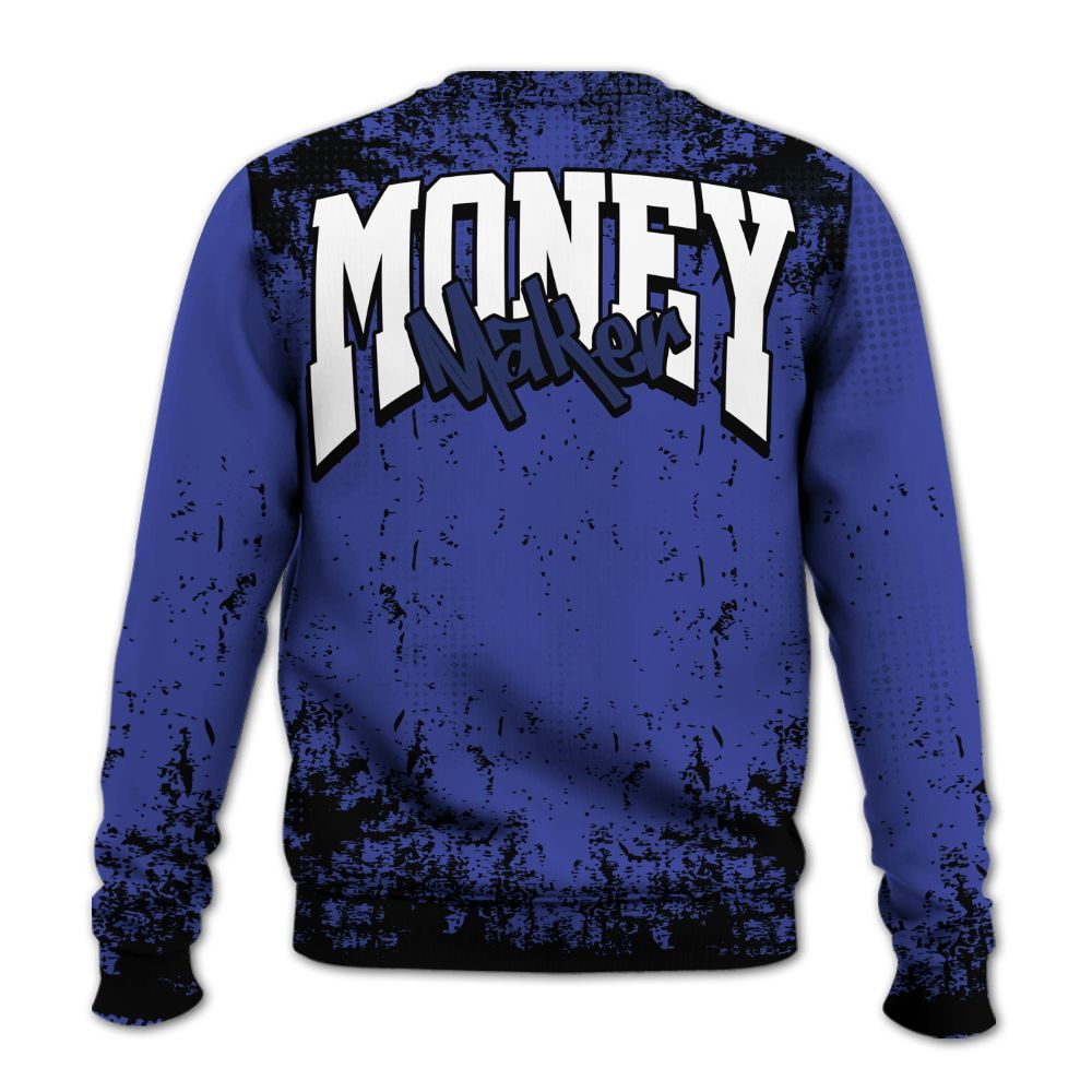 Sweatshirt To Match Shox TL Royal - Move In Silence Money Street Retro All Over Print