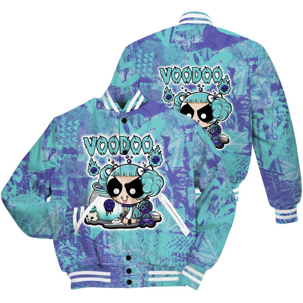 Varsity Jacket To Match Low Hornets 1s Shirt - Voodooz Heart Grunge All Over Print