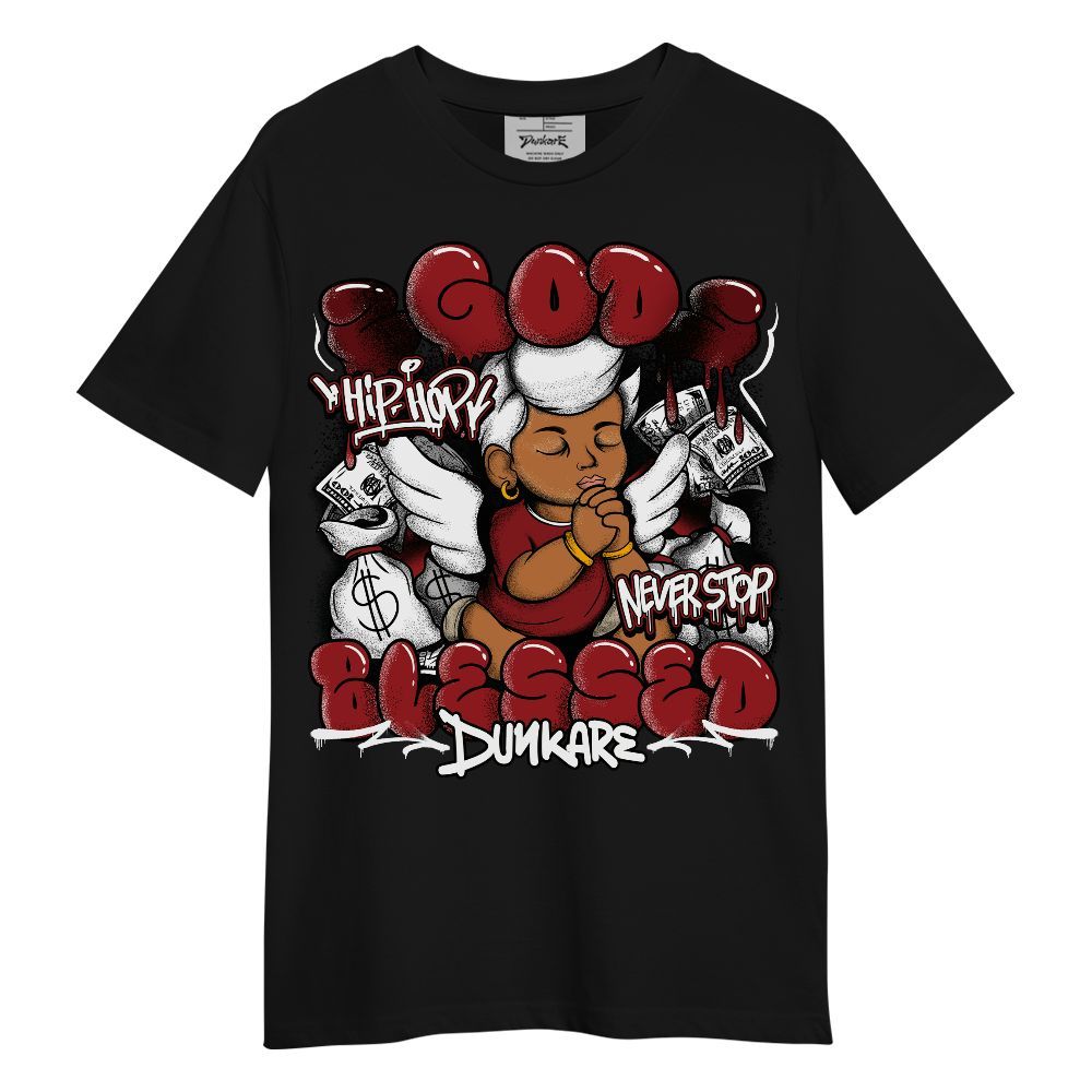 Shirt To Match Shirt To Match Alternate Flu Game 12s - God Blessed Graphic