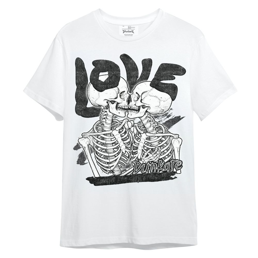Shirt To Match Black Cat 3s - Skull Love Unisex Shirt