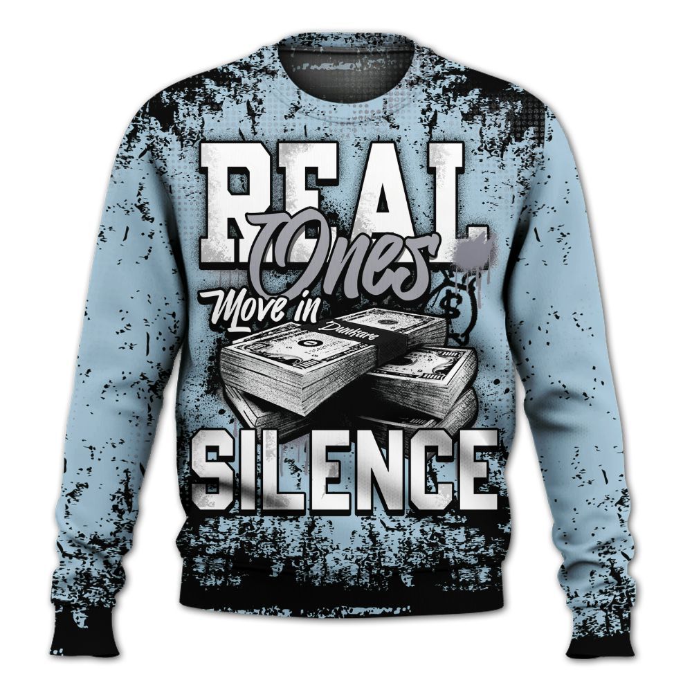 Sweatshirt To Match Chambray 7s - Move In Silence Money Street Retro All Over Print