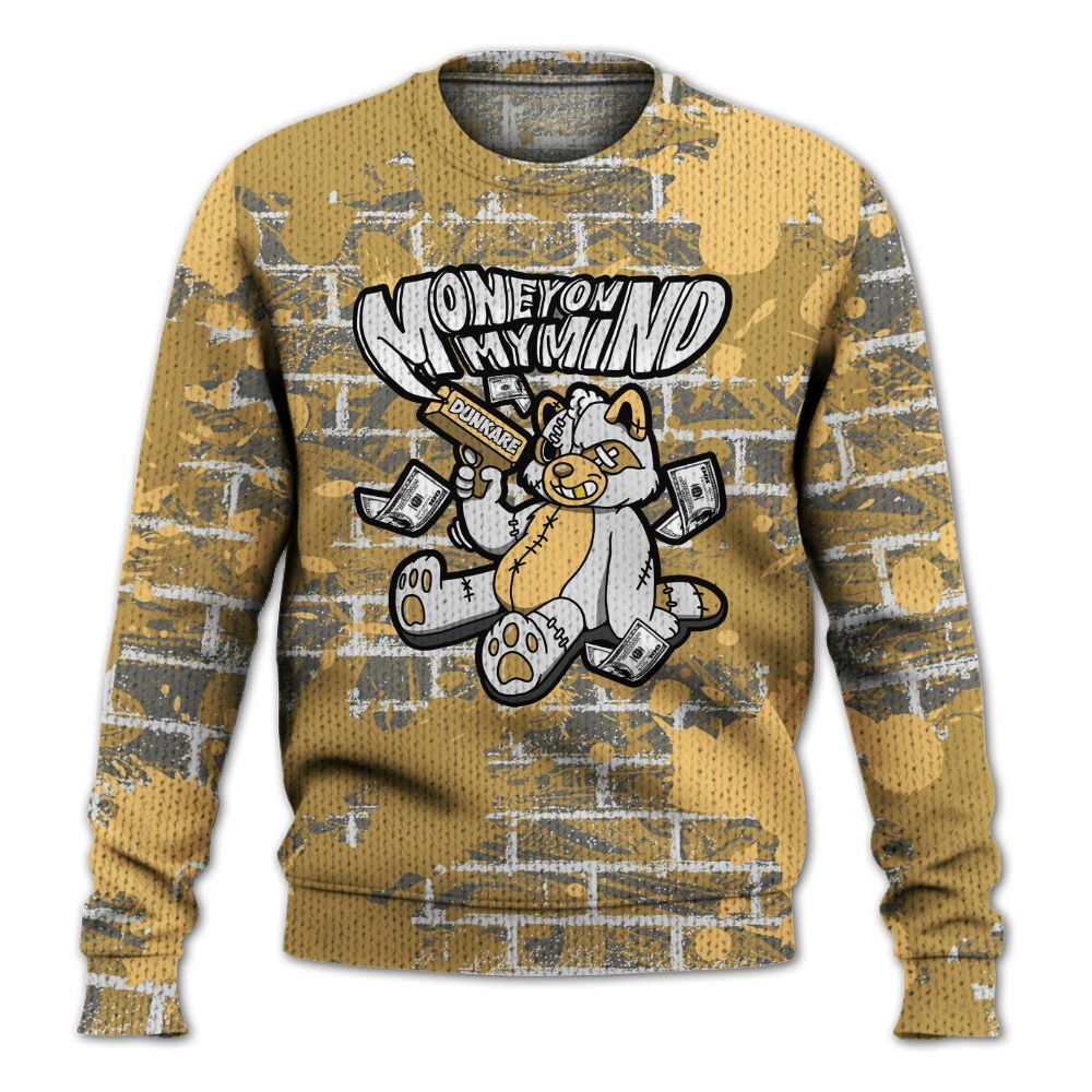 Knitted Sweater To Match Craft Paris 6s - Money On My Mind Raccoon Brick