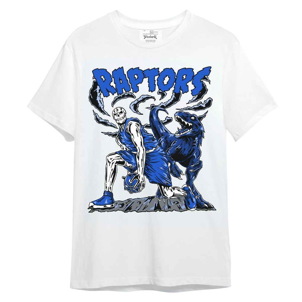Shirt To Match Air Foamposite One Royal - Raptors Skeleton Unisex Shirt