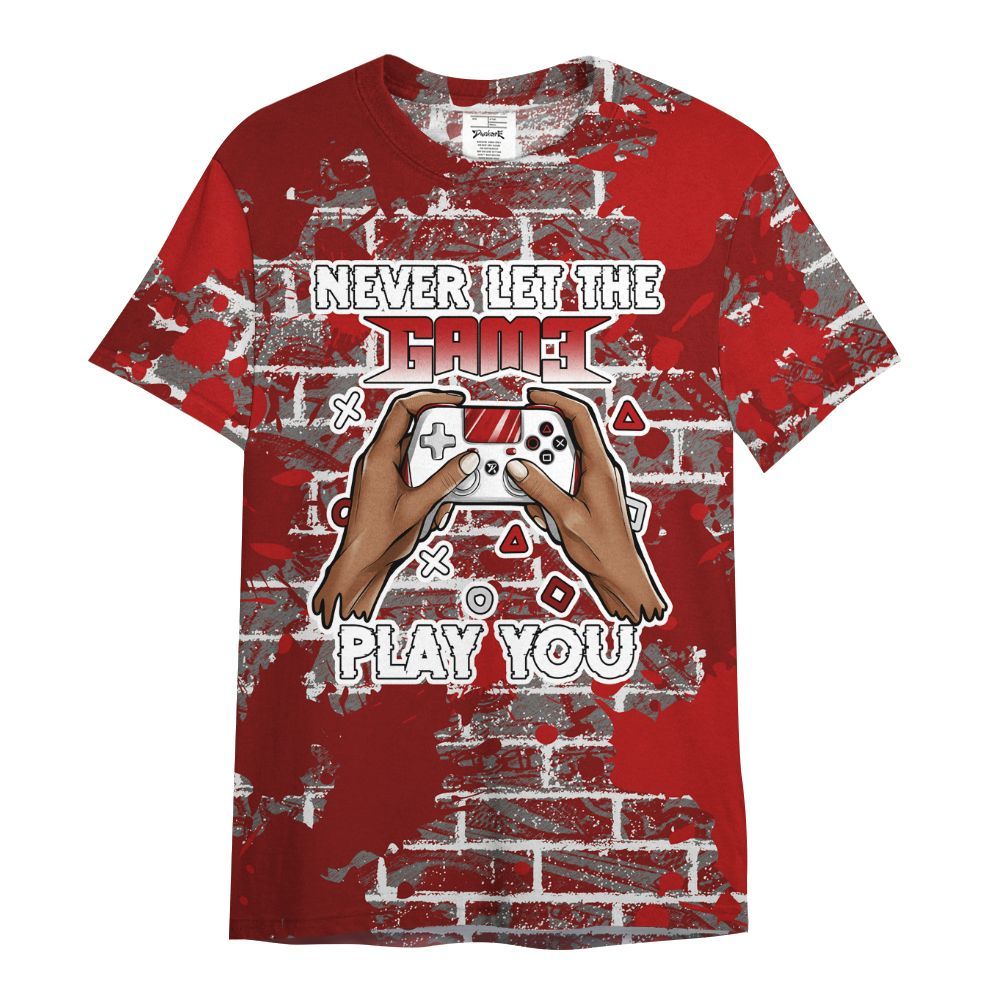 Shirt To Match Red Taxi 12s - PlayGame Human Brick All Over Print