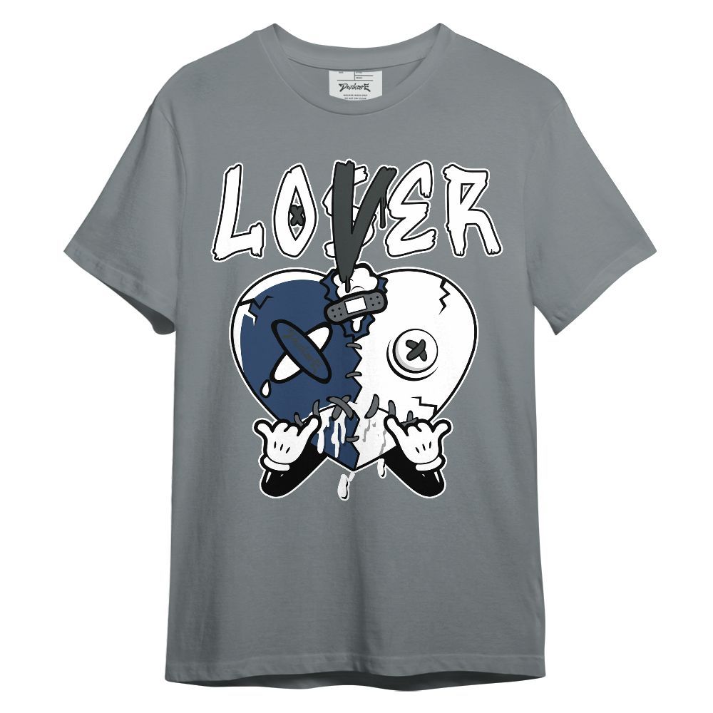 Shirt To Match Flint Grey 9s - Loser Lover Drip Heart Graphic