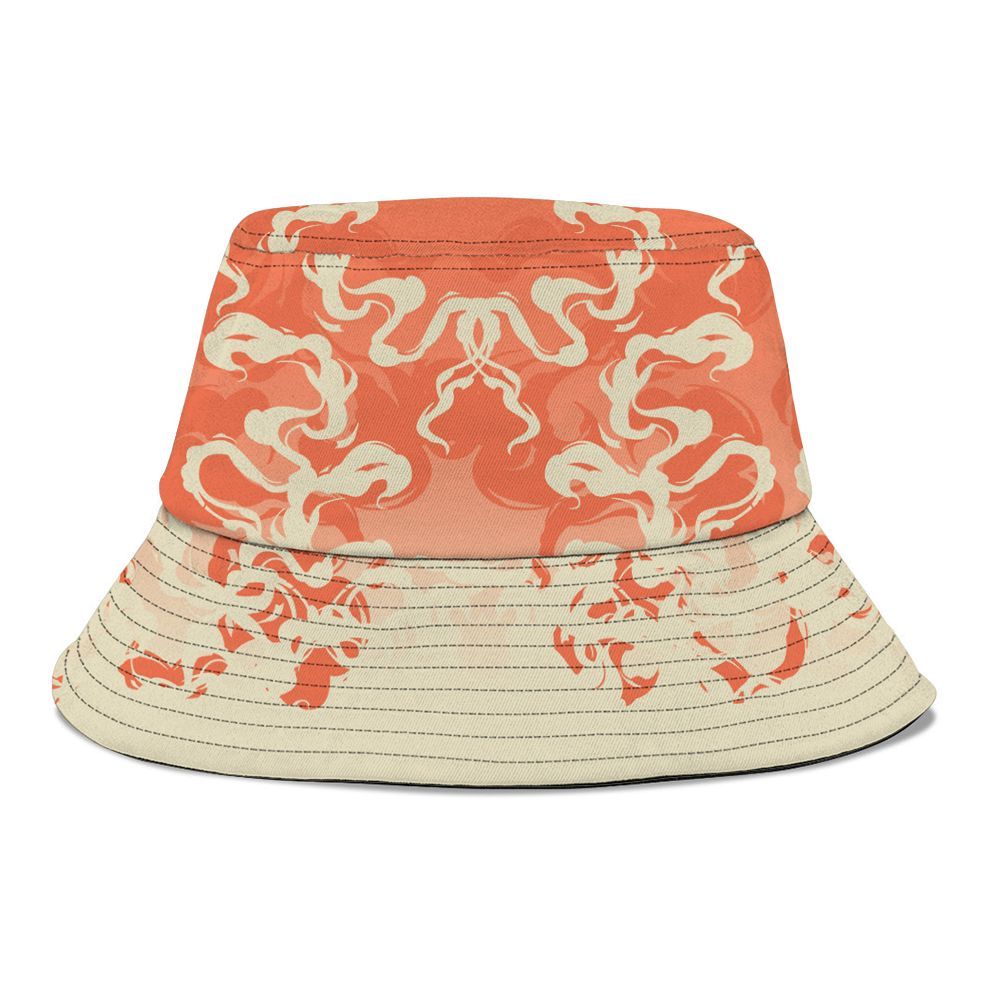 Bucket Hat To Match DJ Khaled Crimson Bliss 5s - Color Smoke Graphic