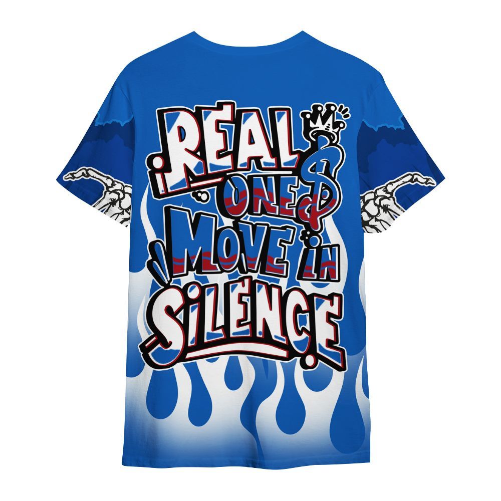 Shirt To Match Kobe 6 Game Royal - Ones Move In Silence Graphic Trapped All Over Print