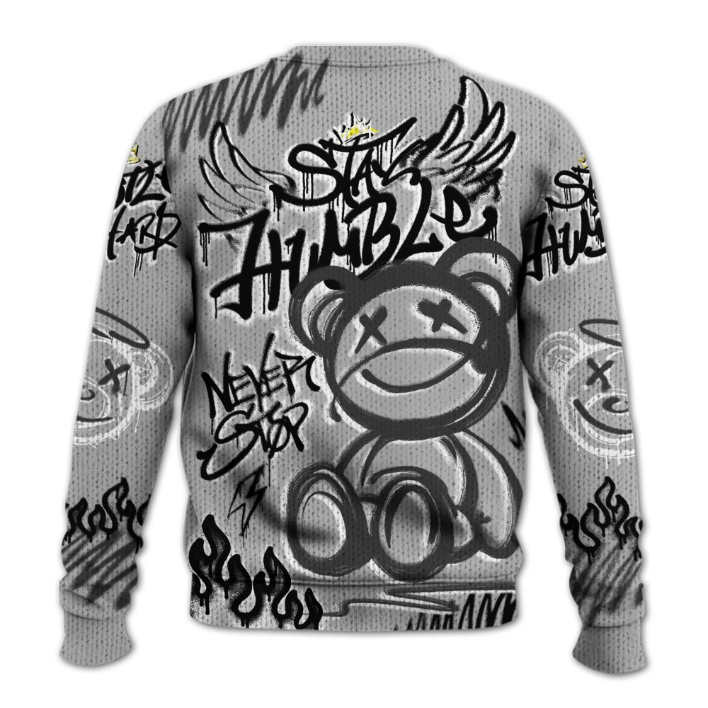 Knitted Sweater To Match NOCTA Black 2s - Humble Drip Streetwear Graffity