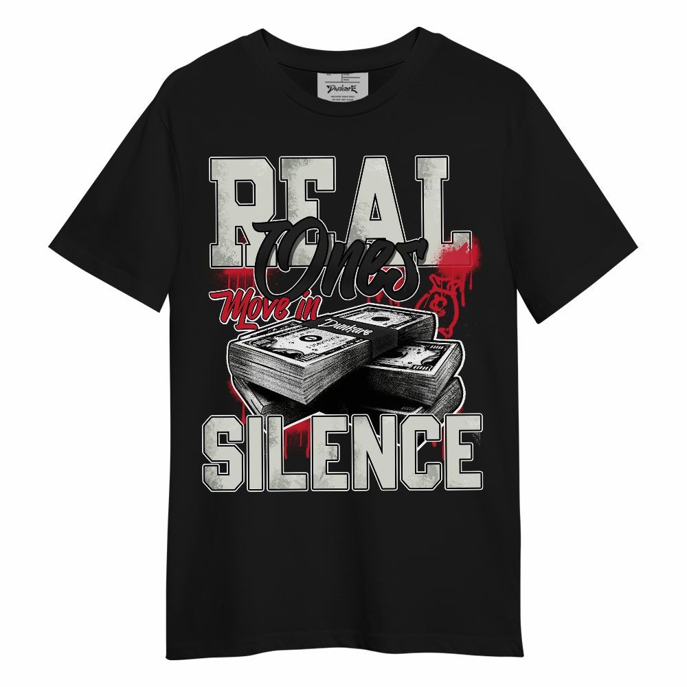 Shirt To Match Flight Club 4s - Move In Silence Money Graphic