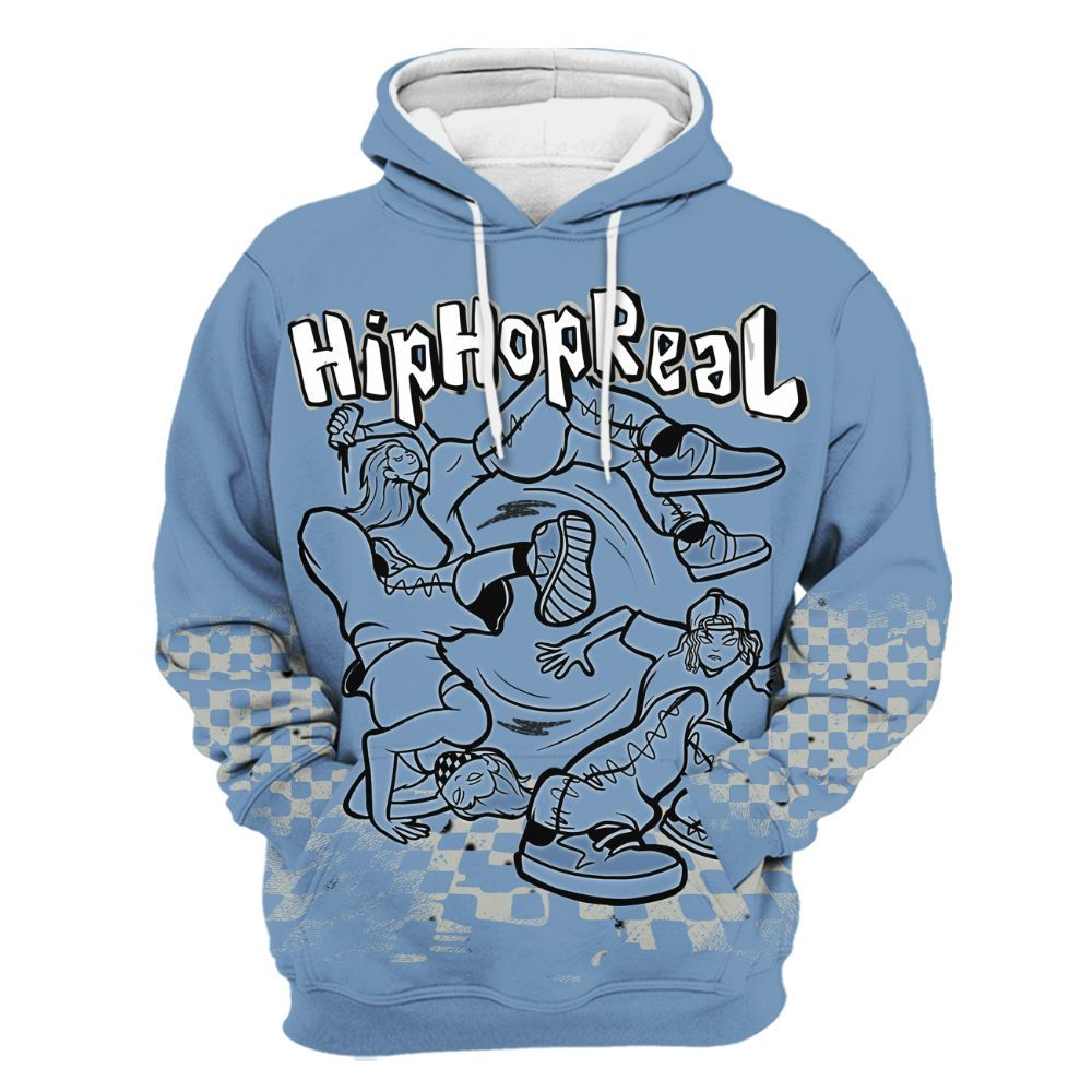 Hoodie To Match University Blue 4s - Feel Life Street Style All Over Print
