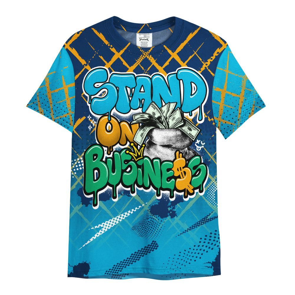 Shirt To Match Dunk Low GS Electric Algae - Halftone Stand Business Dripping All Over Print