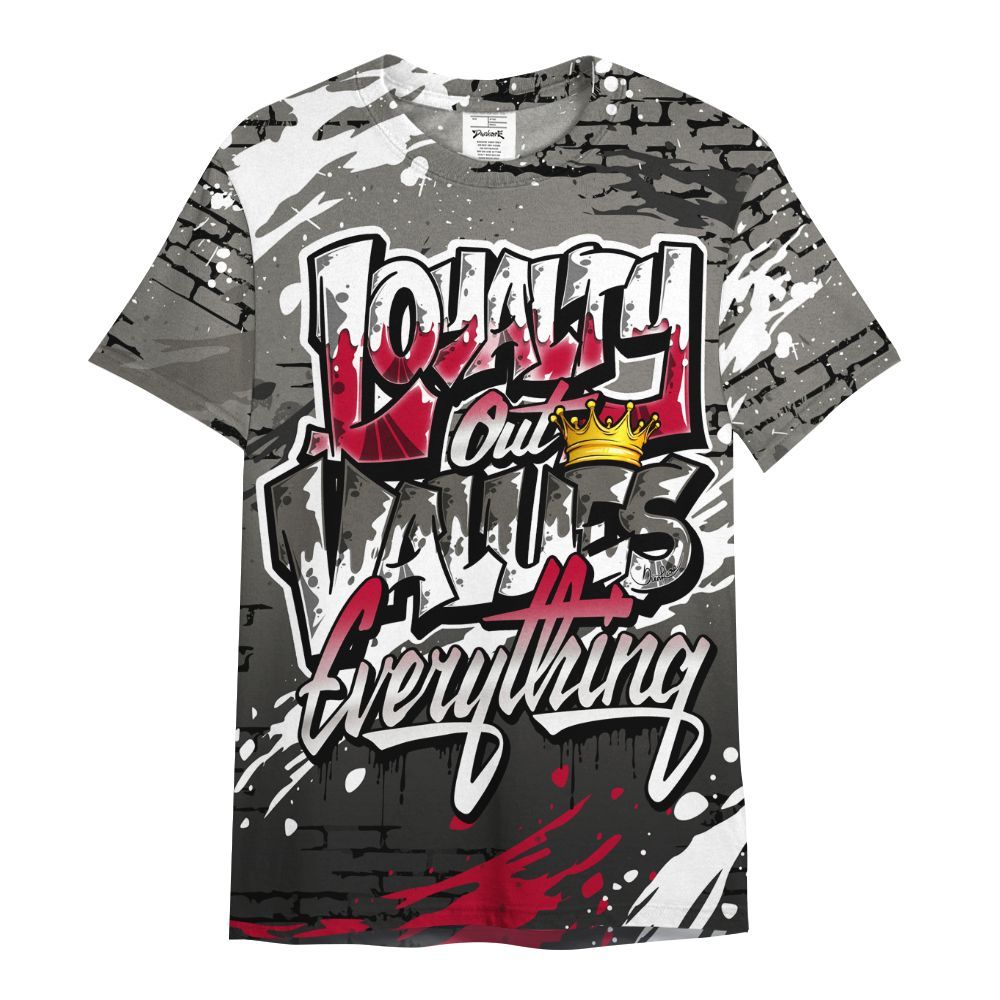 Shirt To Match Shadow 2025 10s Shirt, Values Of Loyalty Drip All Over Print
