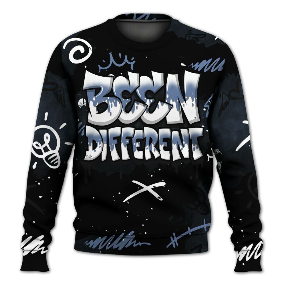 Sweatshirt To Match Mid Space Jam 1s - Drip Been Di2ferent All Over Print