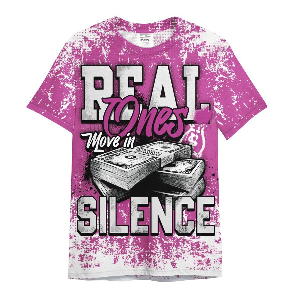 Shirt To Match Dunk Low Active Fuchsia - Move In Silence Money Street Retro All Over Print