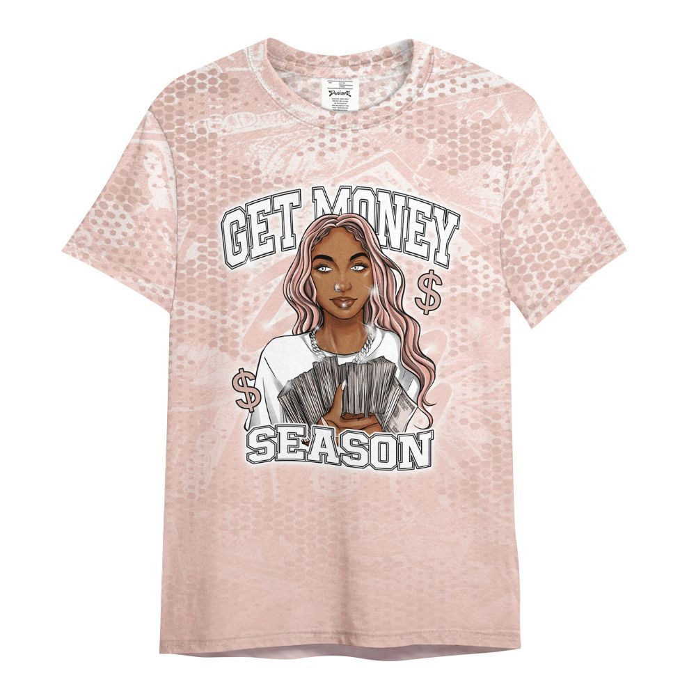 Shirt To Match Low Legend Pink 11s - Get Moneys Season Banknote All Over Print