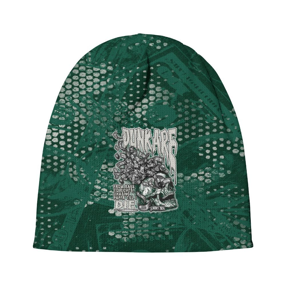 Beanie Hat To Match Oxidized Green 4s - From Rags To Riches Graphic