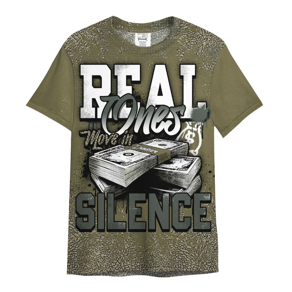 Shirt To Match Retro Family Affair 3s - Move In Silence Money Street Retro All Over Print