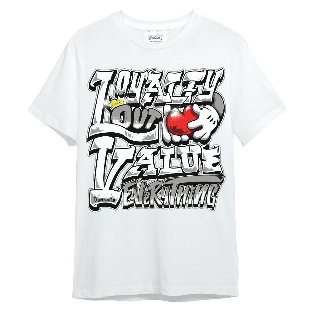 Shirt To Match OG Steel Grey 10s - Graffiti Loyalty Out Value Graphic