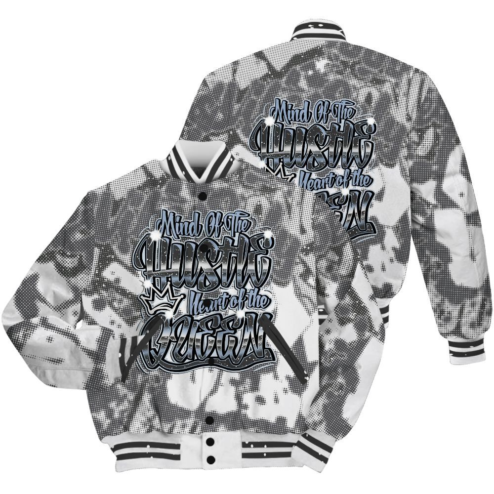 Varsity Jacket To Match Reverse Black White 6s Shirt - Hustles Heart Queens Street All Over Print