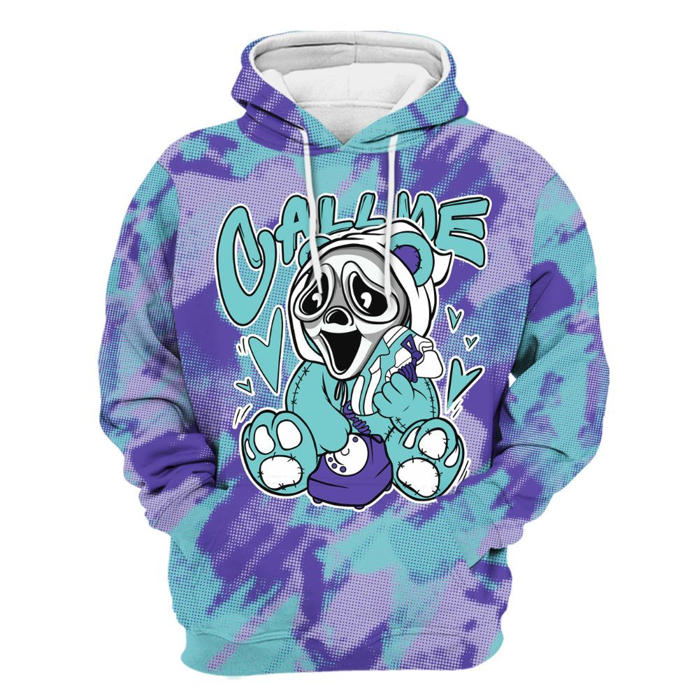 Hoodie To Match Low Hornets 1s - Call Me Bear Abstract Halftone All Over Print