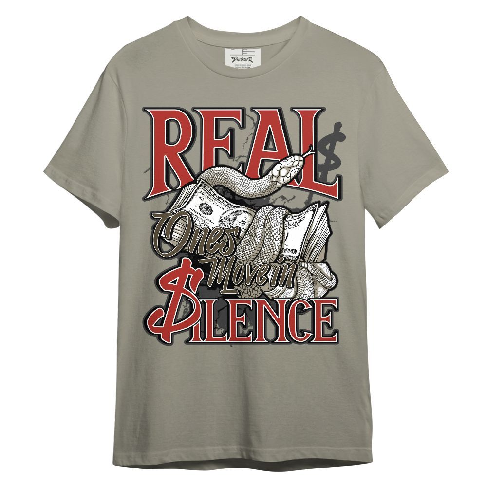 Shirt To Match Olive 9s - Snake Move In Silence Graphic