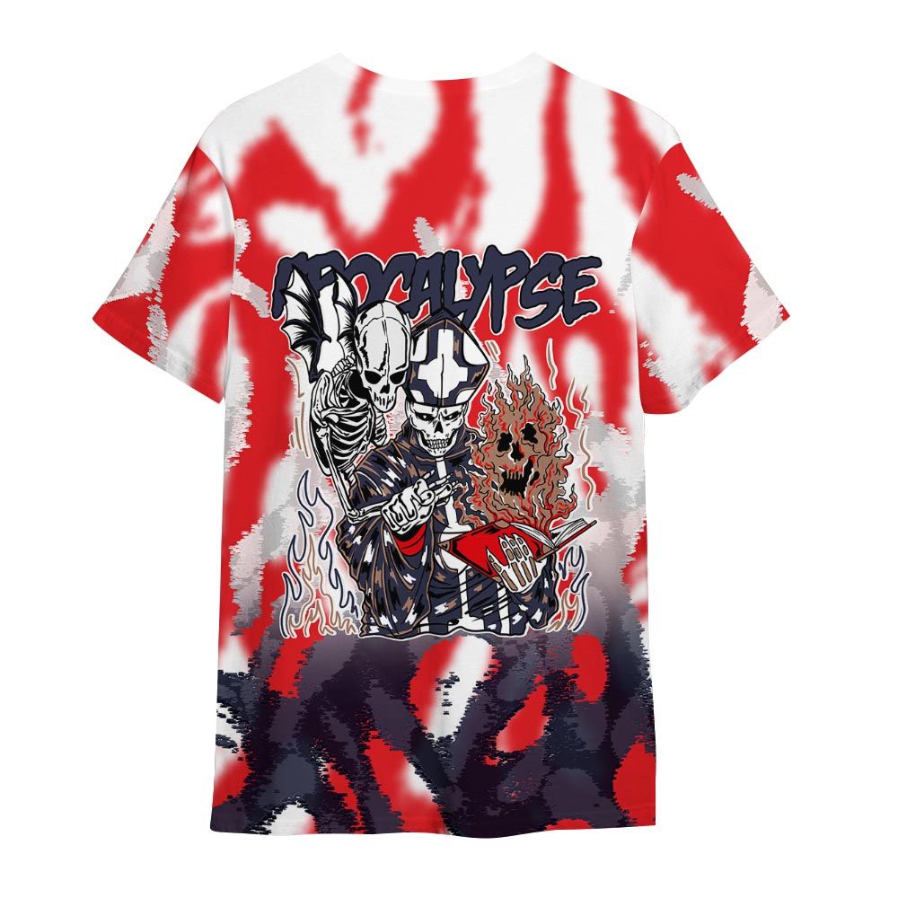 Shirt To Match Low OG Howard Bison 1s - Apocalypse Skeleton Burn Shirt Unisex