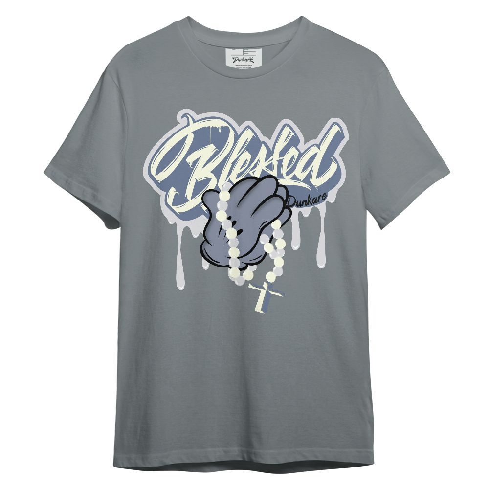 Shirt To Match Retro High OG Cool Grey 1s - God Blessed Drip Graphic