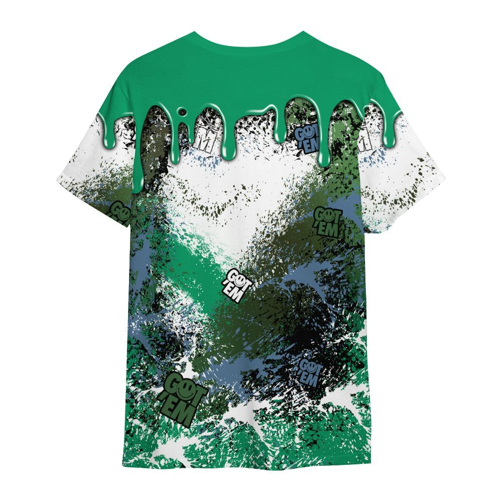 Shirt To Match Foamposite Pro Pine Green 2025 - Dripping 23 Drip All Over Print