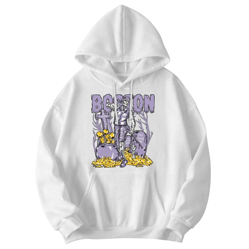 Sweatshirt To Match Low Pure Violet 11s - Goldrush Skeleton Graphic