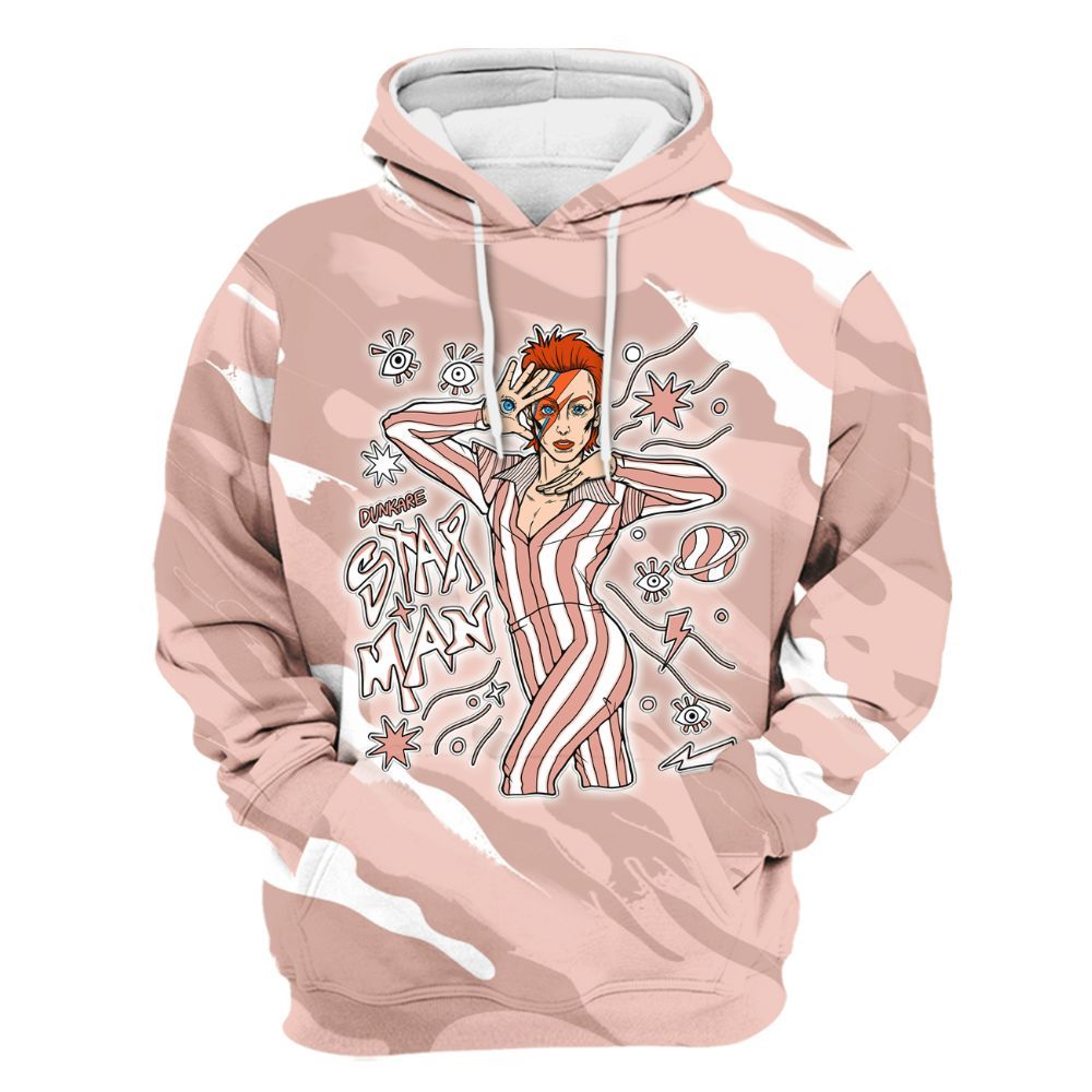 Hoodie To Match Low Legend Pink 11s - Starmans Graphics Colored All Over Print