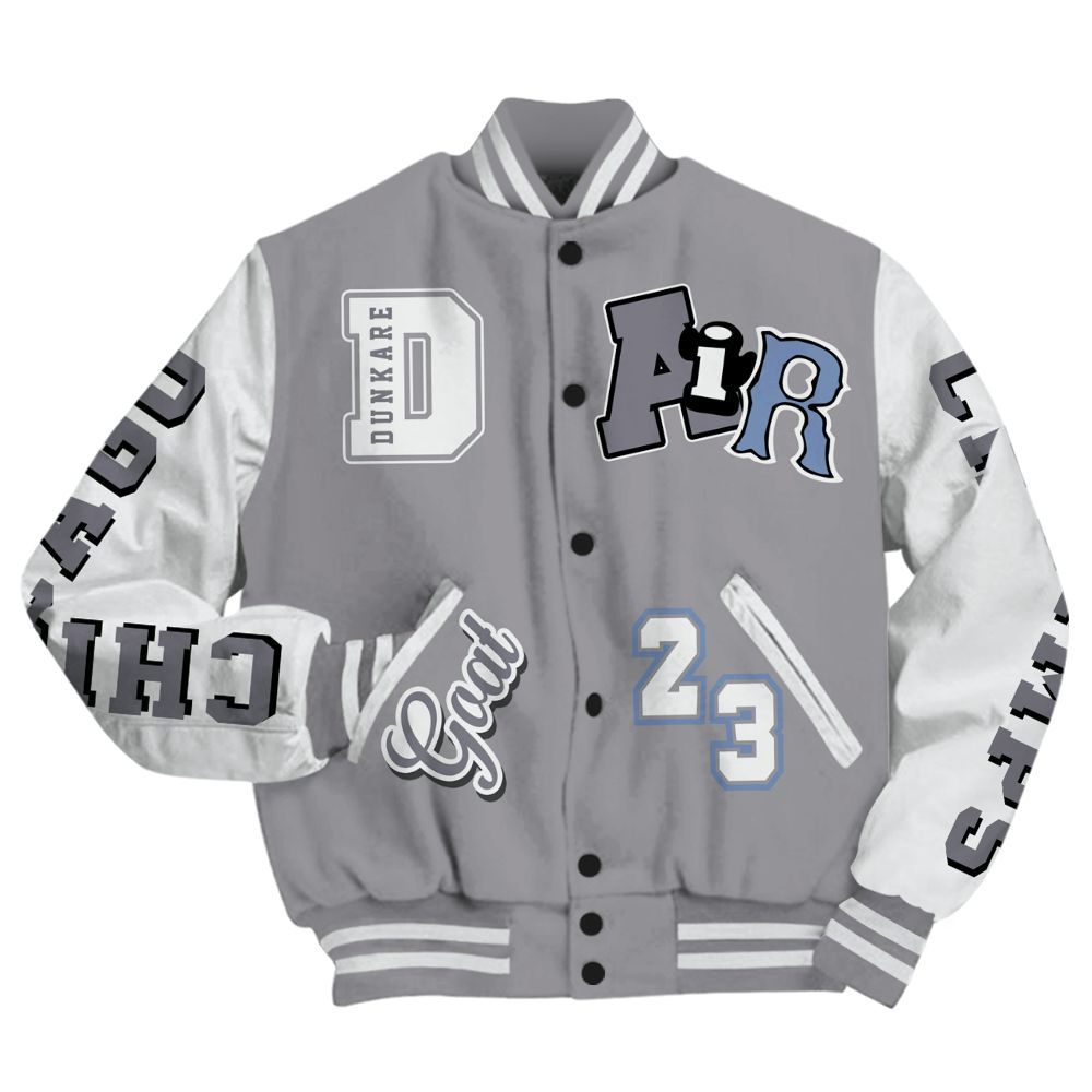 Varsity Jacket To Match Low Cement Grey 11s - AIR Number 23 GOAT All Over Print