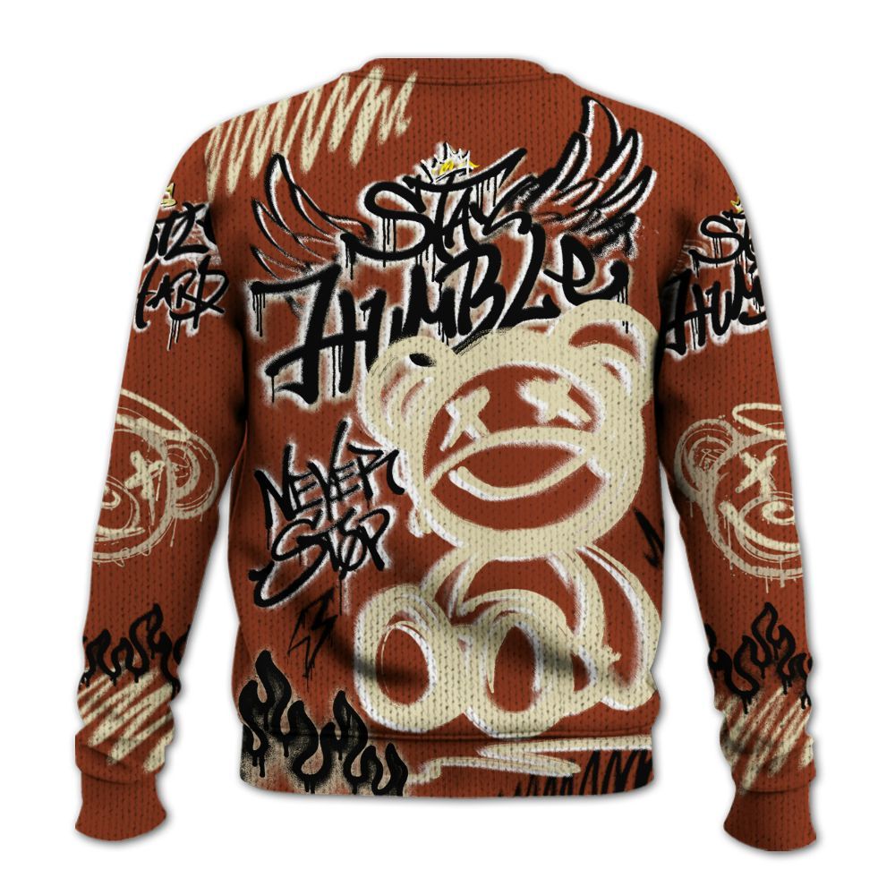 Knitted Sweater To Match Retro Eastside Golf 12s - Humble Drip Streetwear Graffity