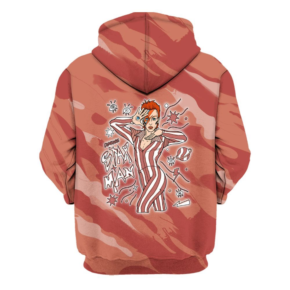 Hoodie To Match Dune Red 13s - Starmans Graphics Colored All Over Print