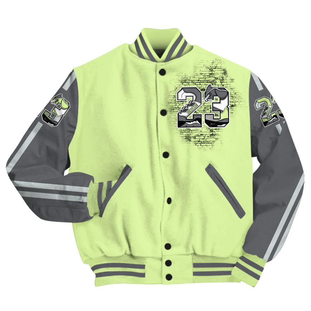 Varsity Jacket To Match Smoke Grey Volt TR 1s - Custom Name Number 23 5s All Over Print