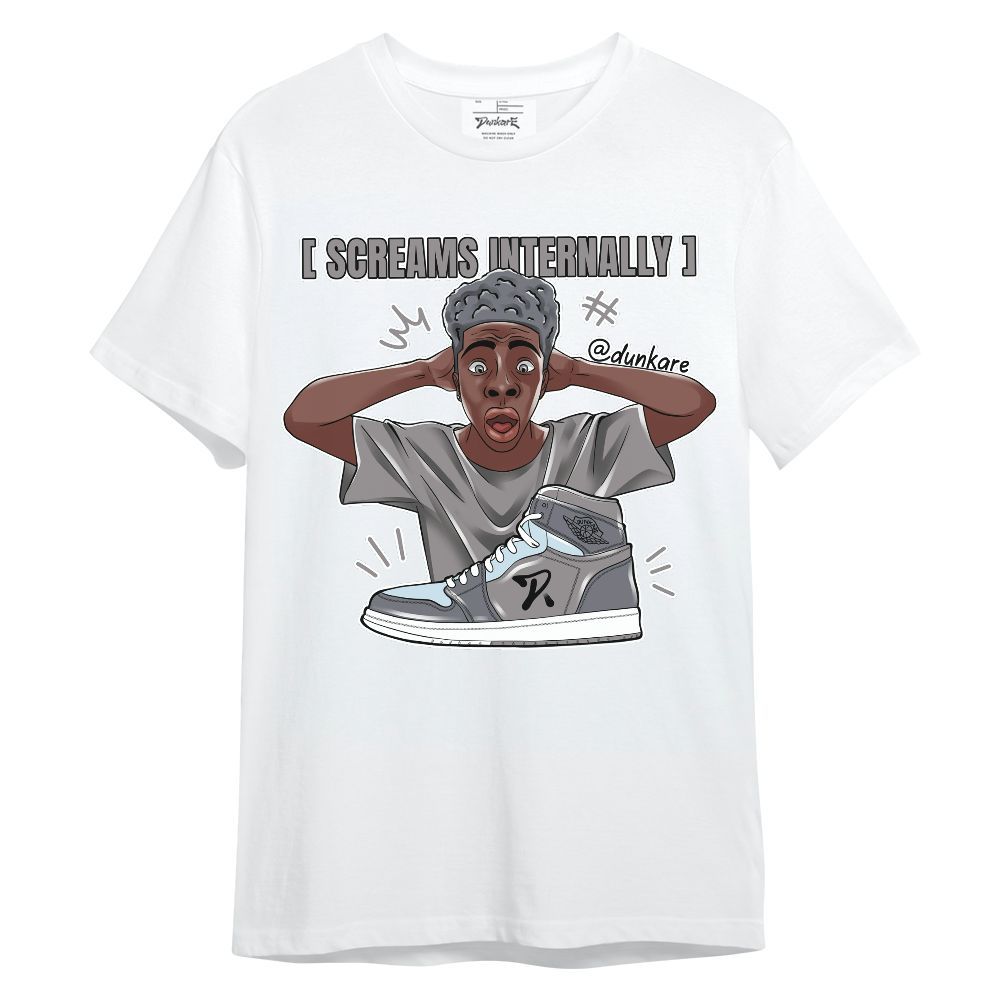 Shirt To Match Cool Grey 11s - Scream Internally Unisex Shirt