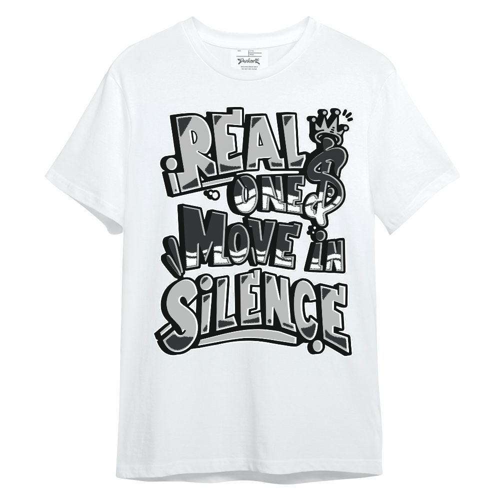 Shirt To Match Low 85 Metallic Black 1s - Ones Move In Silence Graphic Unisex Shirt