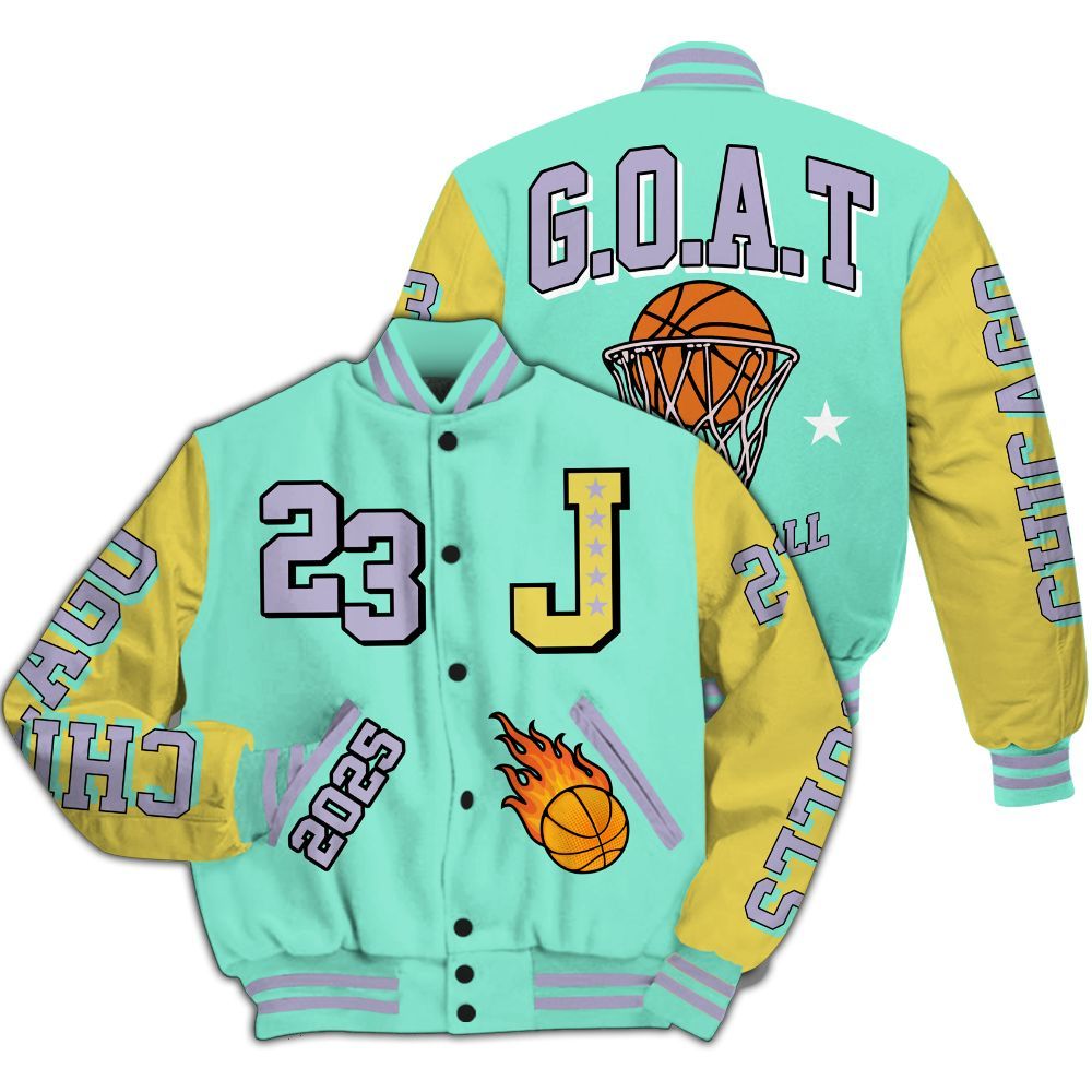 Varsity Jacket To Match Dunk Low Easter 2026 - Chicago 23 Basketball All Over Print