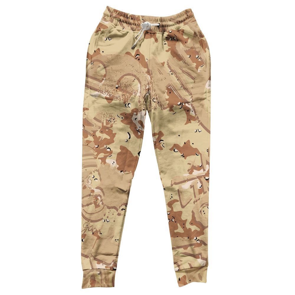 Sweatpant To Match Desert Camo 3s - Monogram Graffiti All Over Print